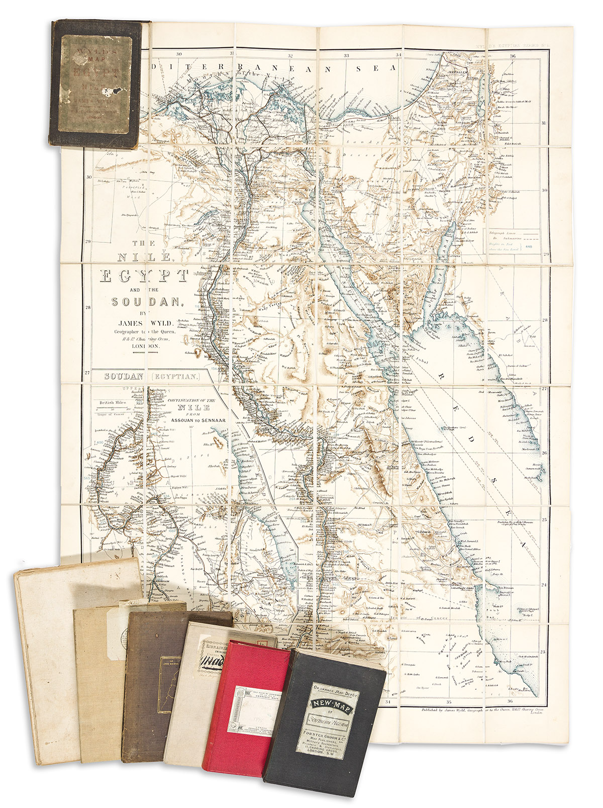 (CASE MAPS.) Group of 14 seventeenth-through-nineteenth-century engraved or lithographed case maps of various locations.